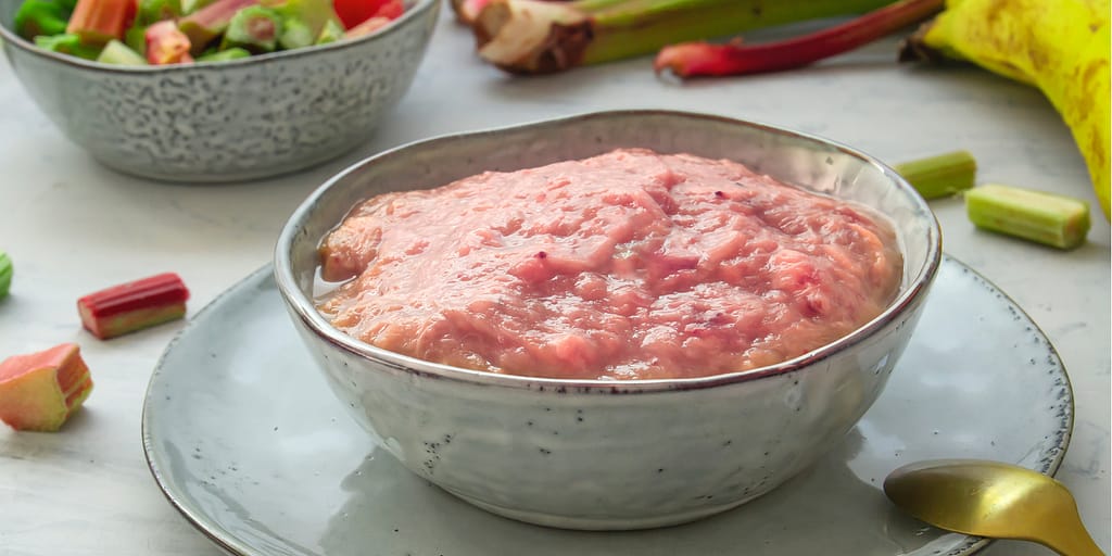Recept Rabarber compote