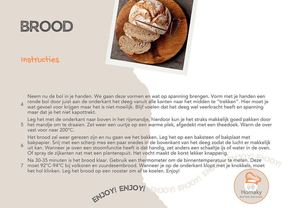 Recept brood, heerlijk zelfgemaakt brood uit eigen keuken – Homaky