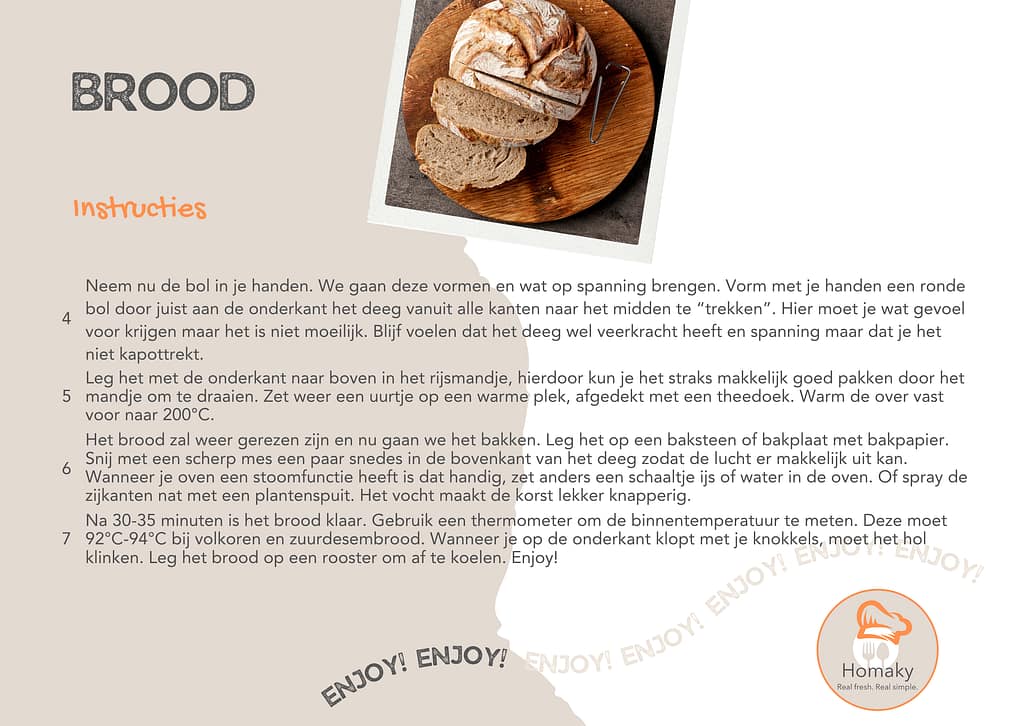 recept brood maken | Homaky