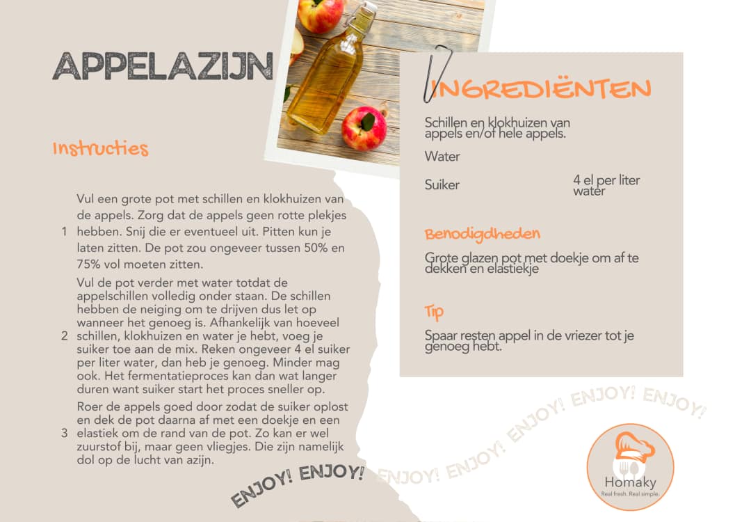 recept appelazijn maken | Homaky