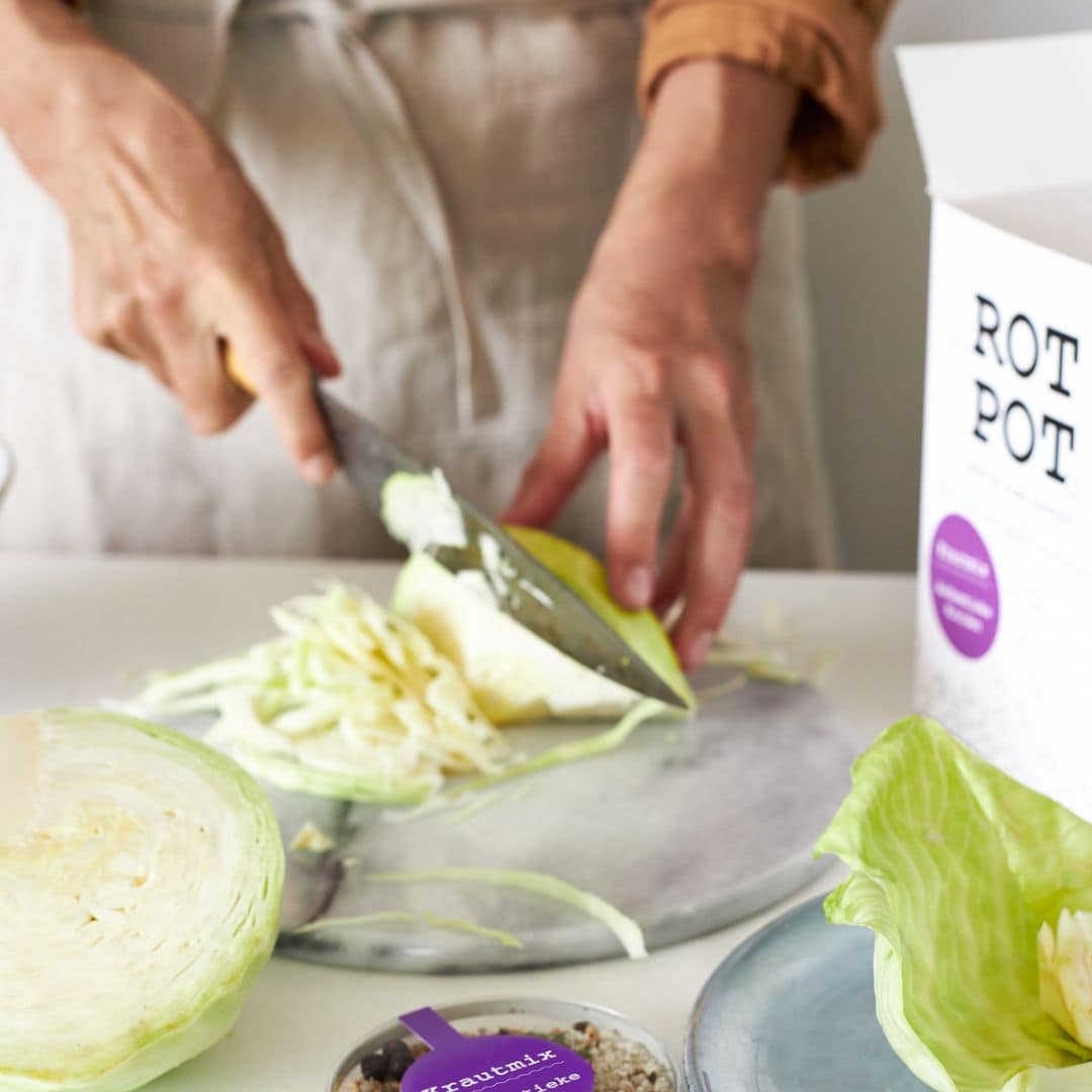 RotPot Kraut met authentieke kruiden, ideaal voor zelf zuurkool maken – Homaky