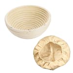 Rijsmandje rond 20,5cm met kap, ideaal voor brood laten rijzen bij zelf brood maken – Homaky