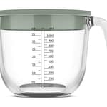 Maatbeker met deksel 1000ML Nordic Sage, maatbeker om ingrediënten te meten – Homaky