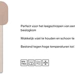 Spatel Chalk 267mm, hittebestendige spatel voor koken en bakken – Homaky