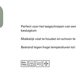 Spatel Nordic Sage 267mm, flexibele spatel voor koken en serveren – Homaky