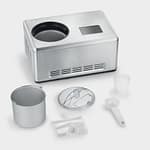 Severin EZ 7405 2-in-1 ijsmachine in wit met yoghurtfunctie - Homaky