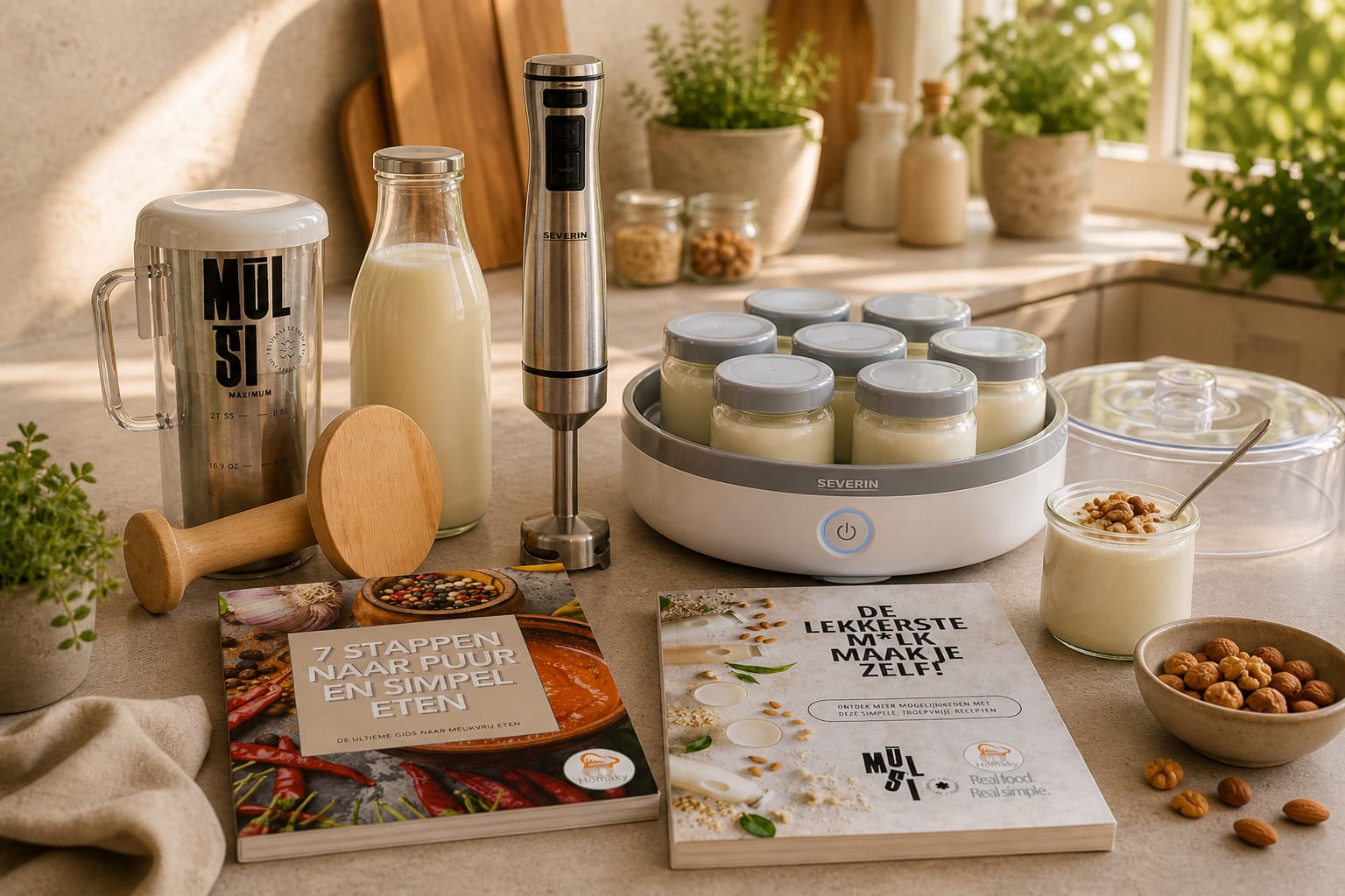 Startpakket plantaardige melk en yoghurt compleet