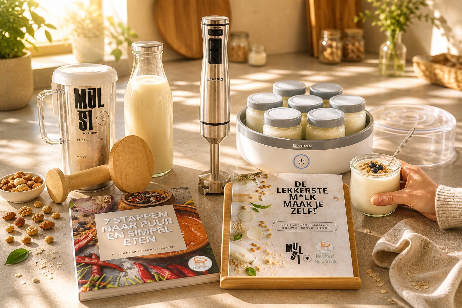Startpakket plantaardige melk en yoghurt compleet