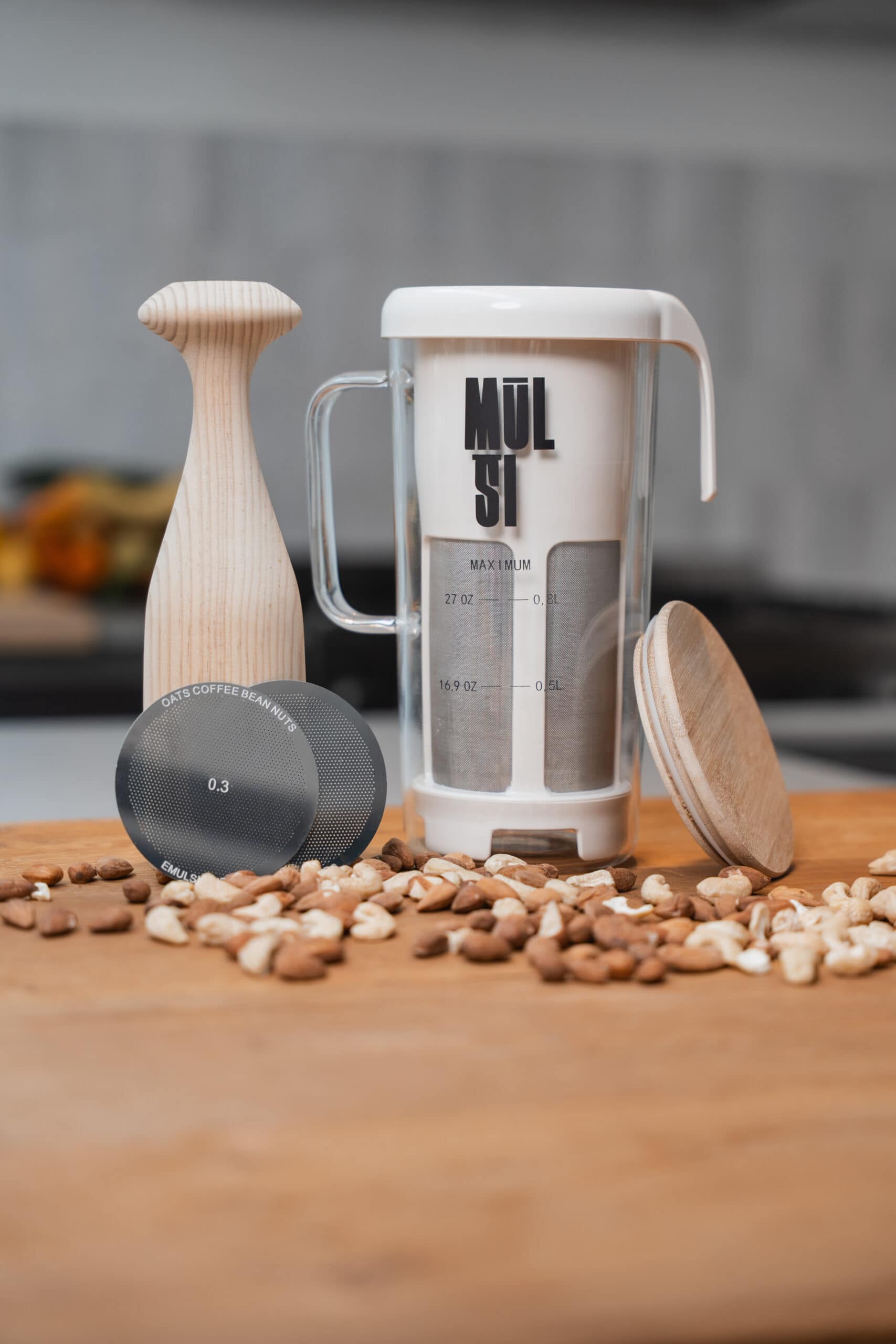 Mulsi Glass, duurzame glazen set voor plantaardige melk – Homaky