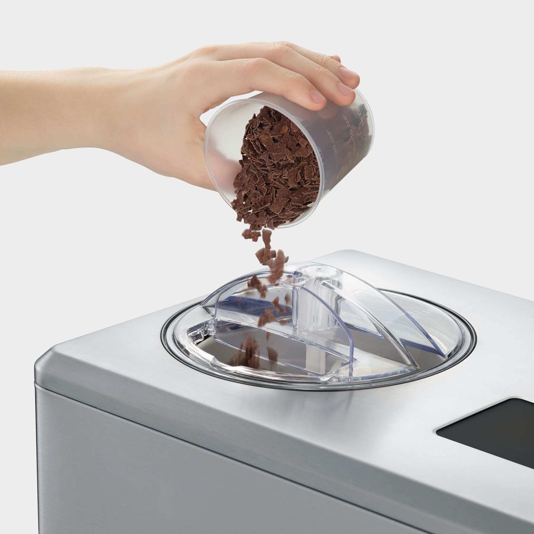 Severin EZ 7405 2-in-1 ijsmachine in wit met yoghurtfunctie - Homaky