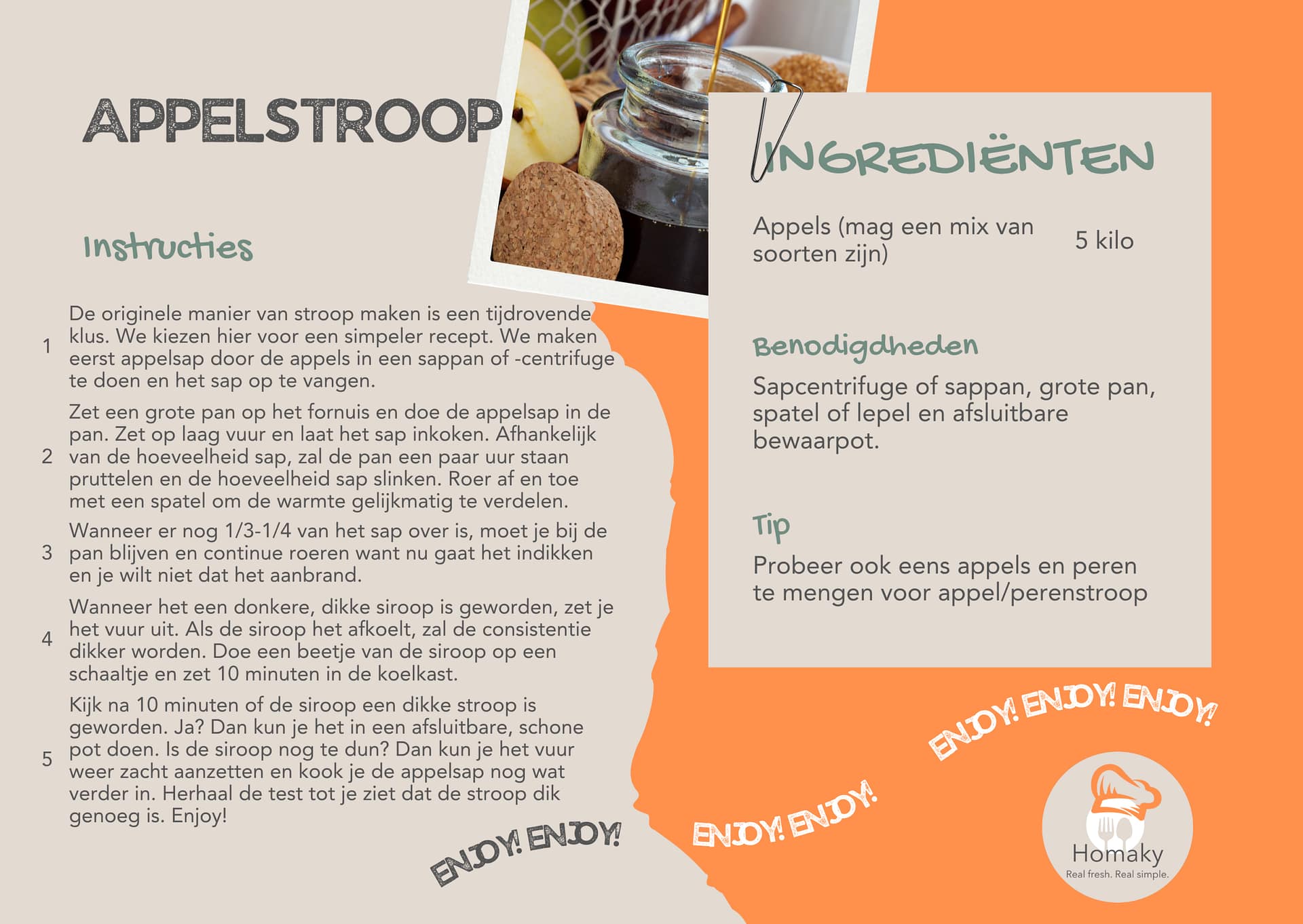 recept appelstroop maken | Homaky