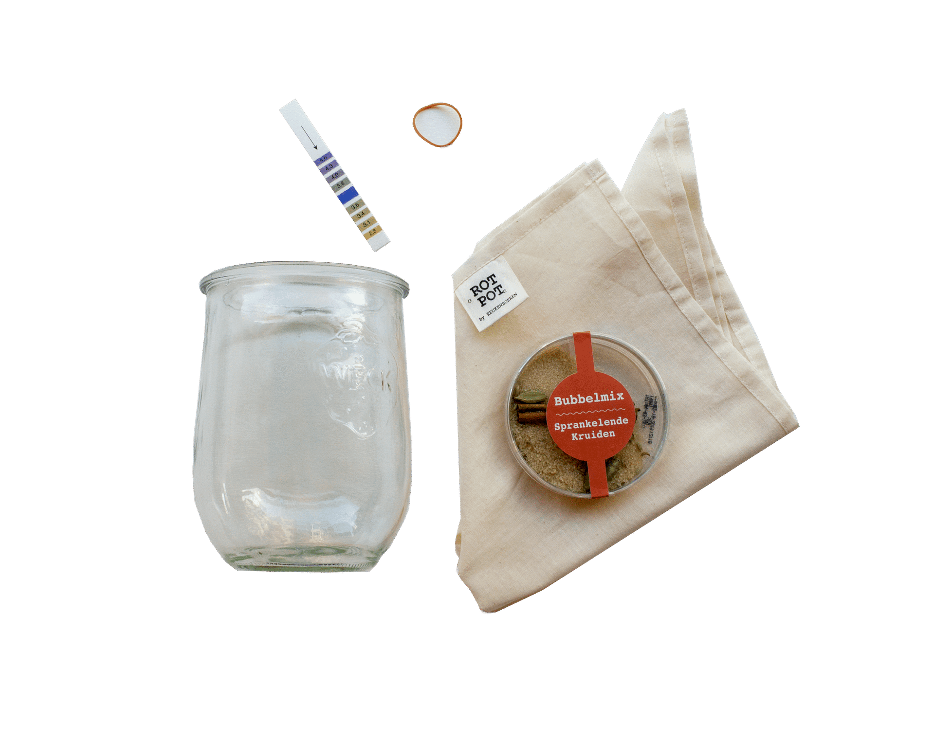 RotPot Bubbels, set om zelf gefermenteerde dranken te maken – Homaky