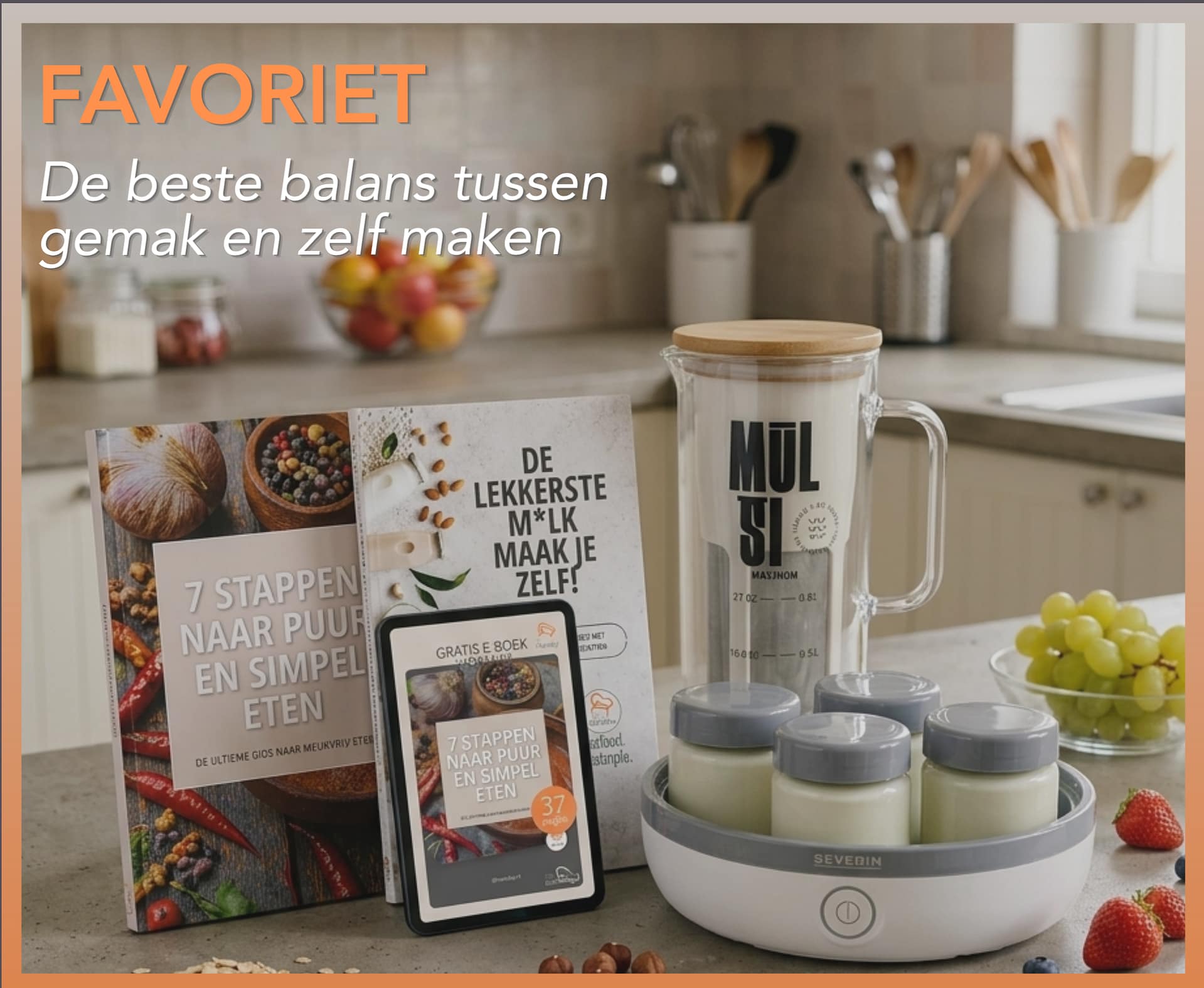 Startpakket plantaardige yoghurt FAVORIET