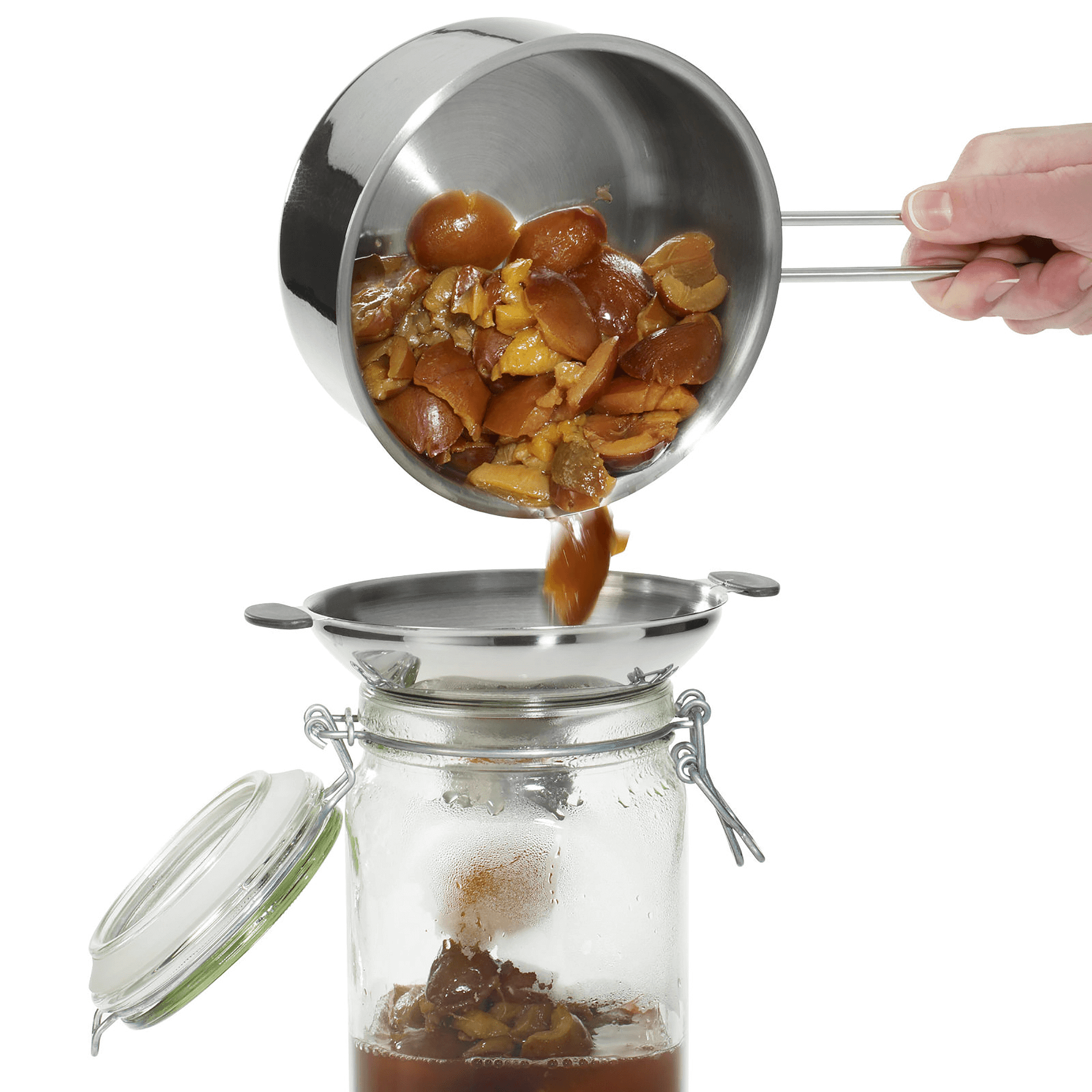 RVS trechter, stevige trechter voor vloeistoffen en ingrediënten – Homaky