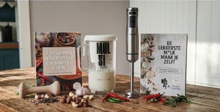 Startpakket plantaardige melk glas