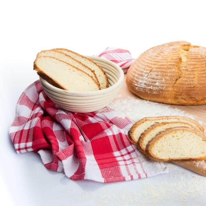 Rijsmandje rond 20,5cm met kap, ideaal voor brood laten rijzen – Homaky