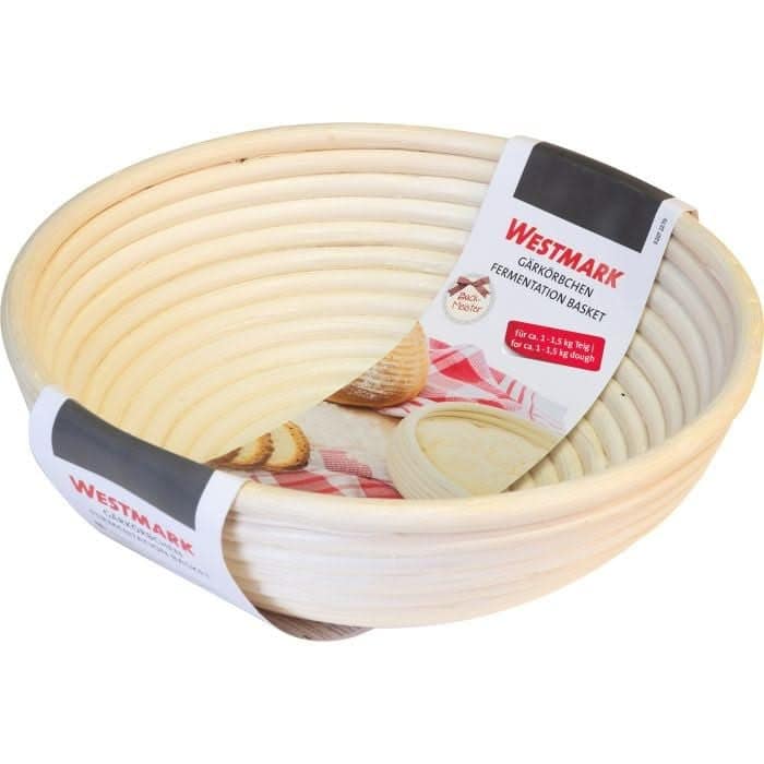 Rijsmandje rond 20,5cm met kap, ideaal voor brood laten rijzen – Homaky