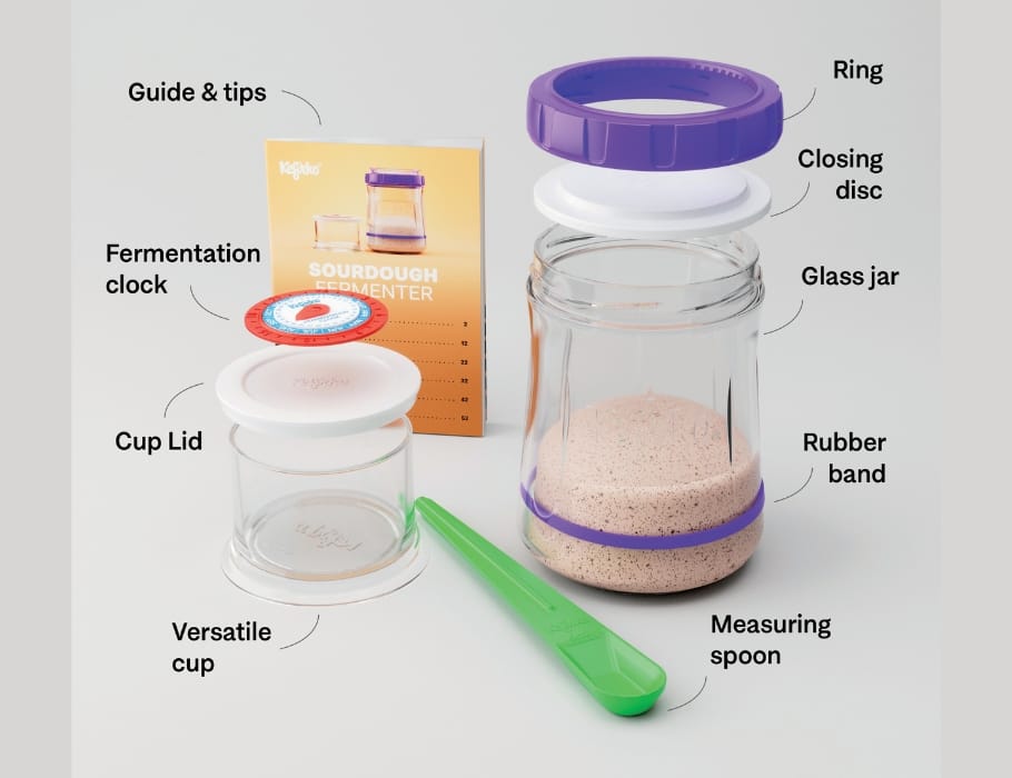 Zuurdesembrood maker, set voor ambachtelijk brood bakken – Homaky