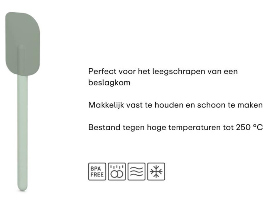 Spatel Nordic Sage 267mm, flexibele spatel voor koken en serveren – Homaky