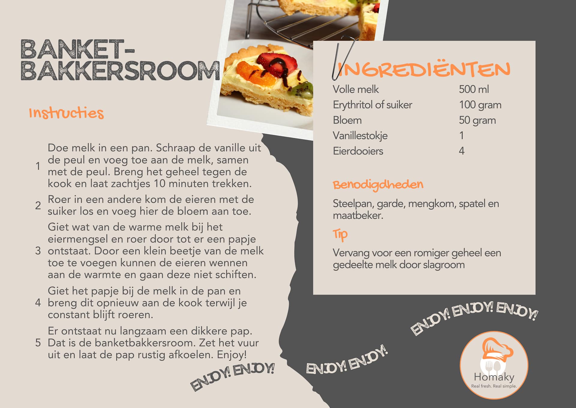 recept bakkersroom maken | Homaky